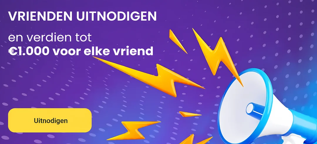Vrienden uitnodigen en tot €1.000 verdienen bij Lalabet Casino